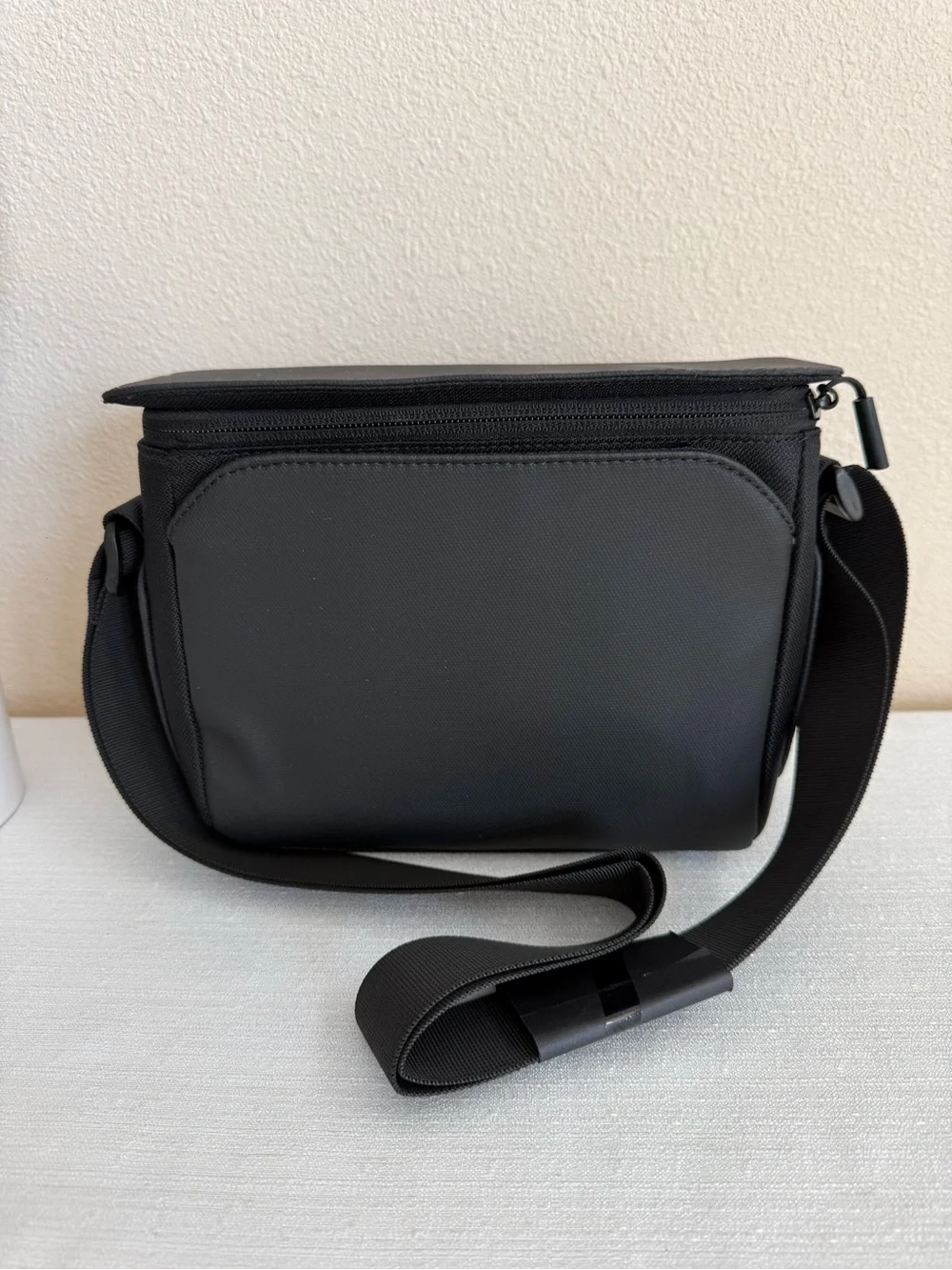 SPARK DJI Black Minimalist Messenger Tech Pouch Shoulder Bag